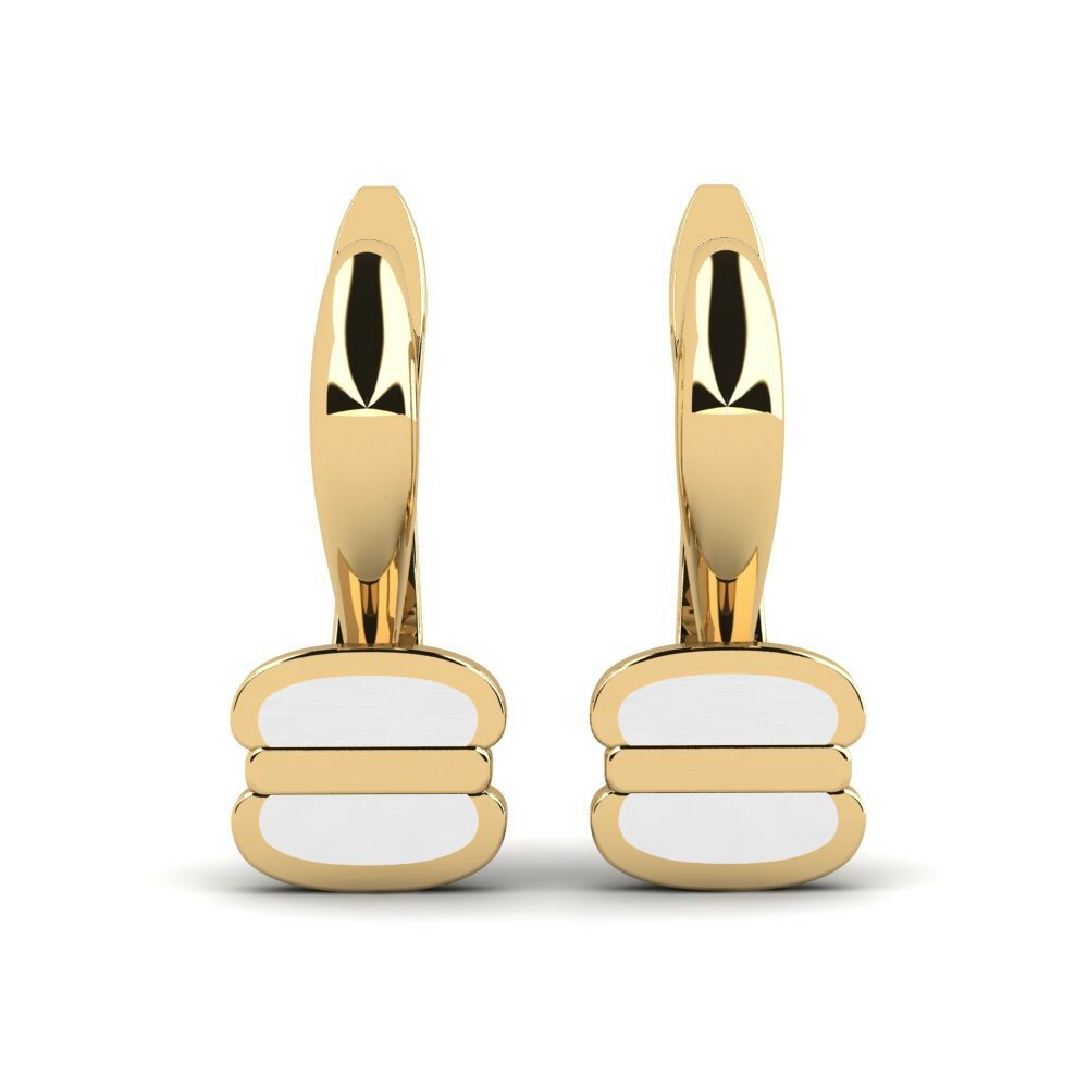 Fashion 9k Yellow Gold Earrings