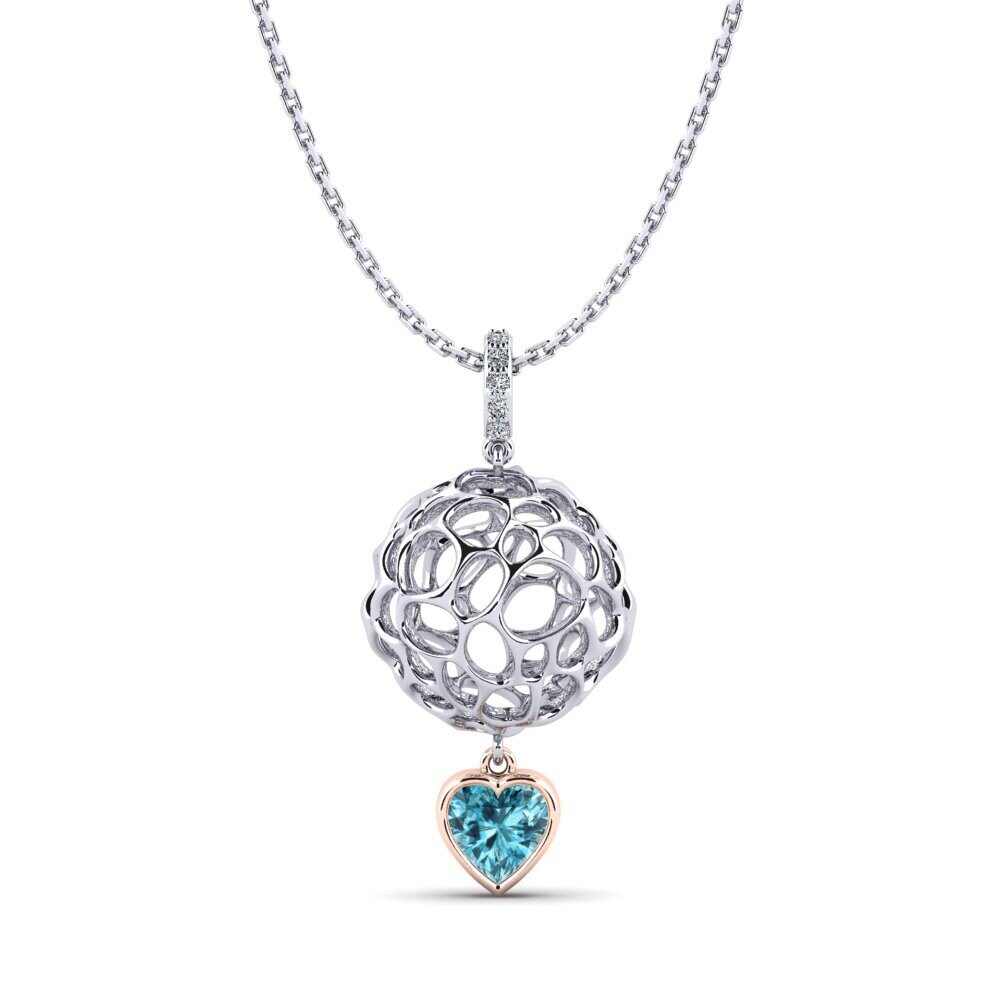Blue Zircon Women's Pendant Accroc