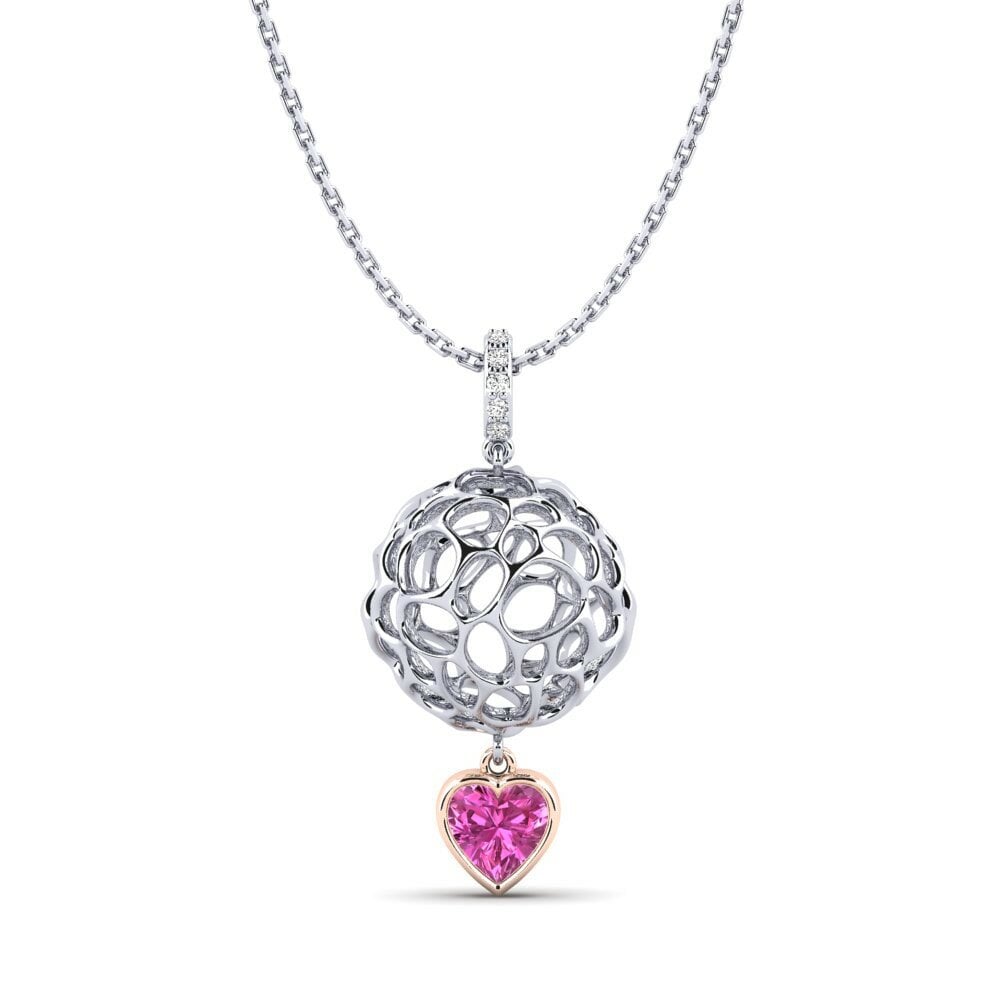 Topacio Rosa Colgante de Mujer Accroc
