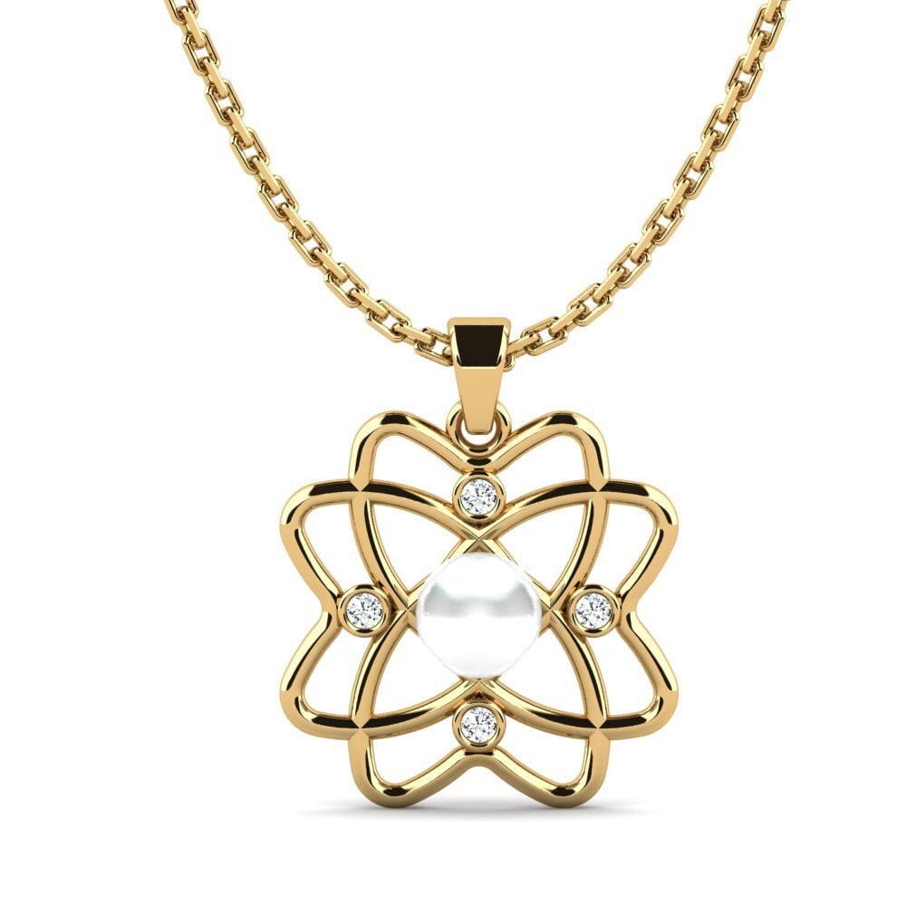 9k Oro Amarillo Colgante de Mujer Accumuler