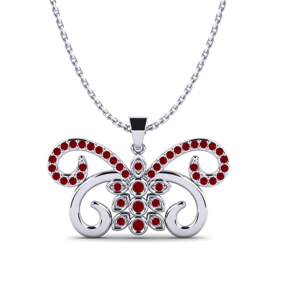 Red Zirconia Women's Pendant Acete