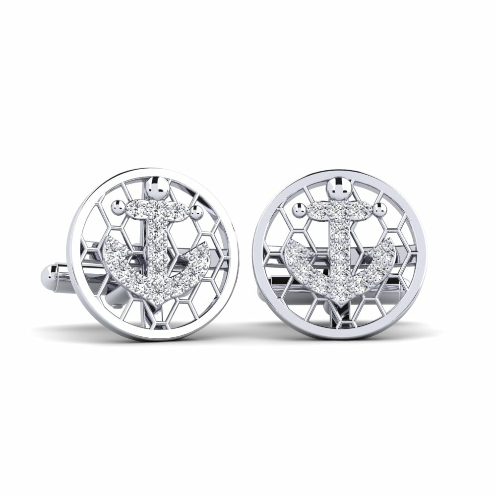 Diamant Bouton de manchette Acide