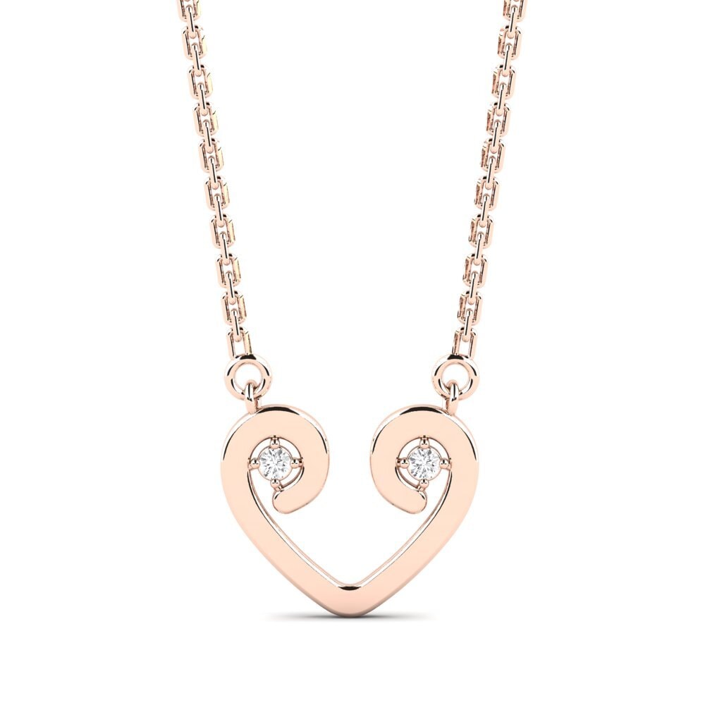 White sapphire Women's Necklace Acquario