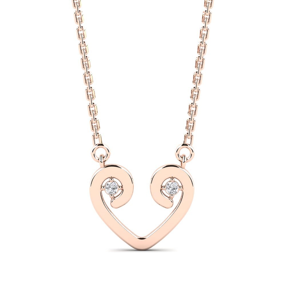 Diamond Women's Necklace Acquario