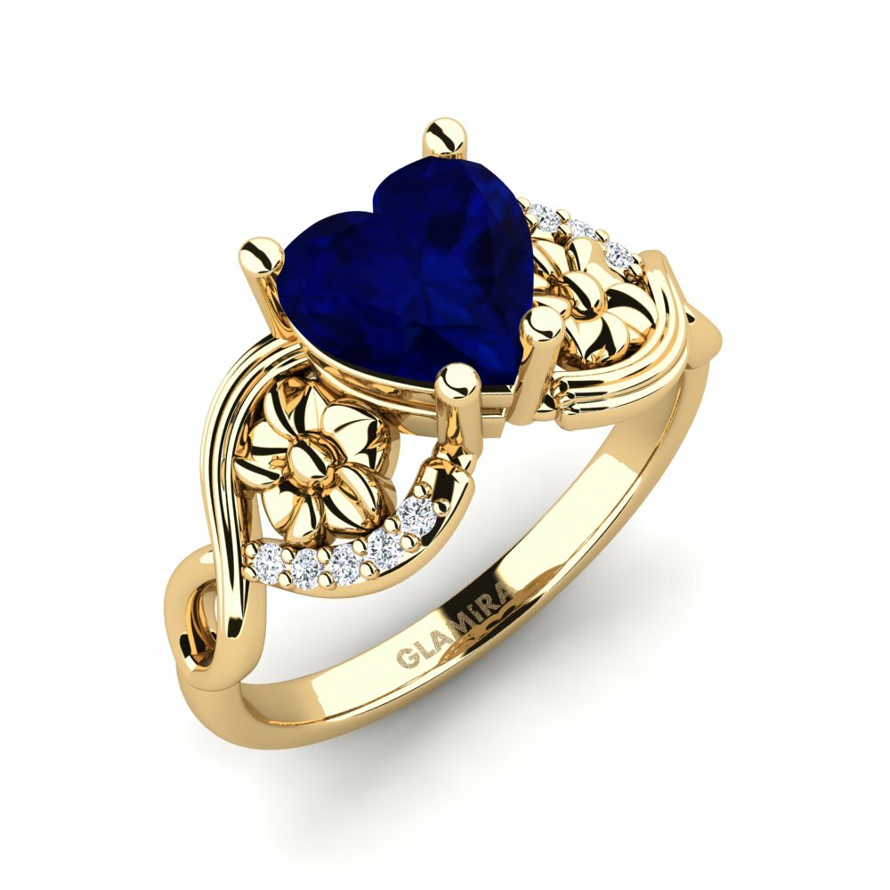 Saphir Bague de fiançailles Acrog - Heart