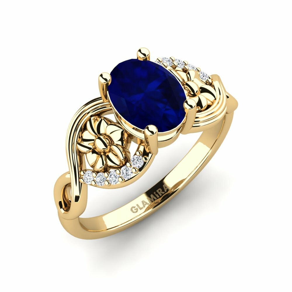 Saphir Bague de fiançailles Acrog - Oval
