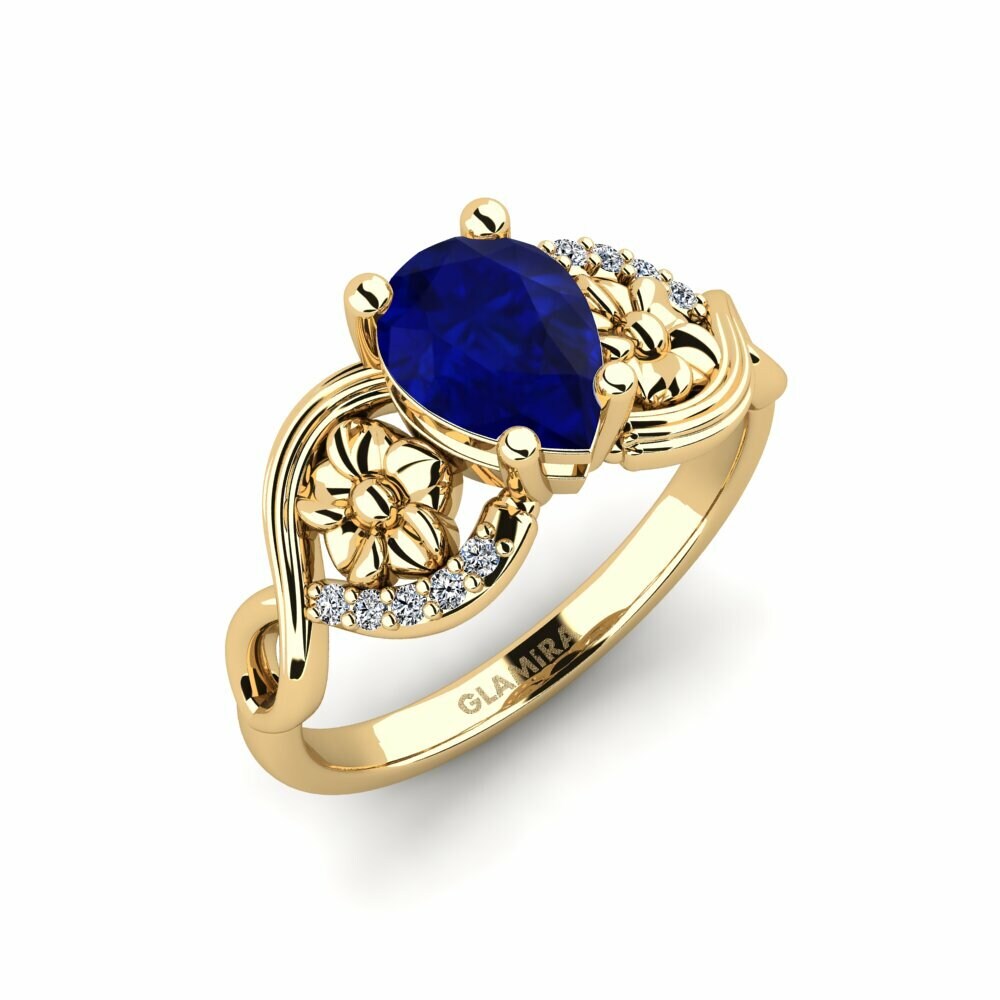 Saphir Bague de fiançailles Acrog - Pear