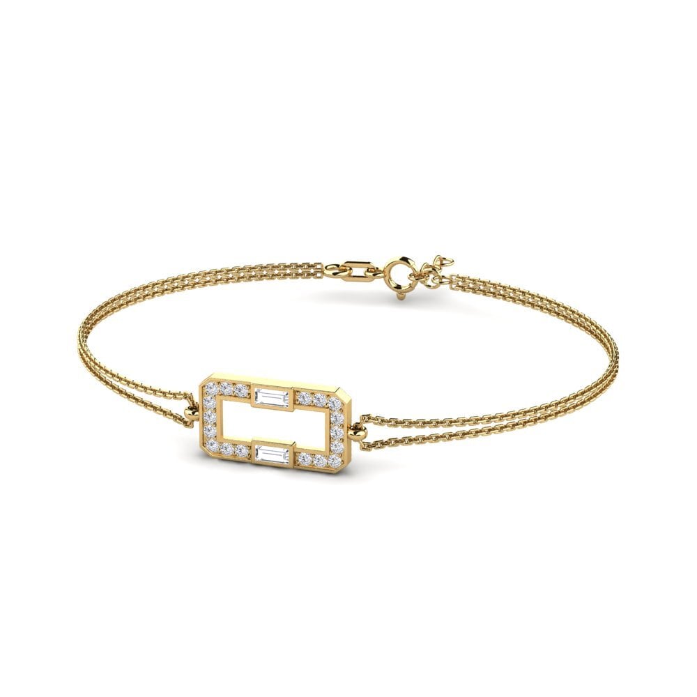 Baguette Labor-gezüchteter Diamant Damen armband Activiste