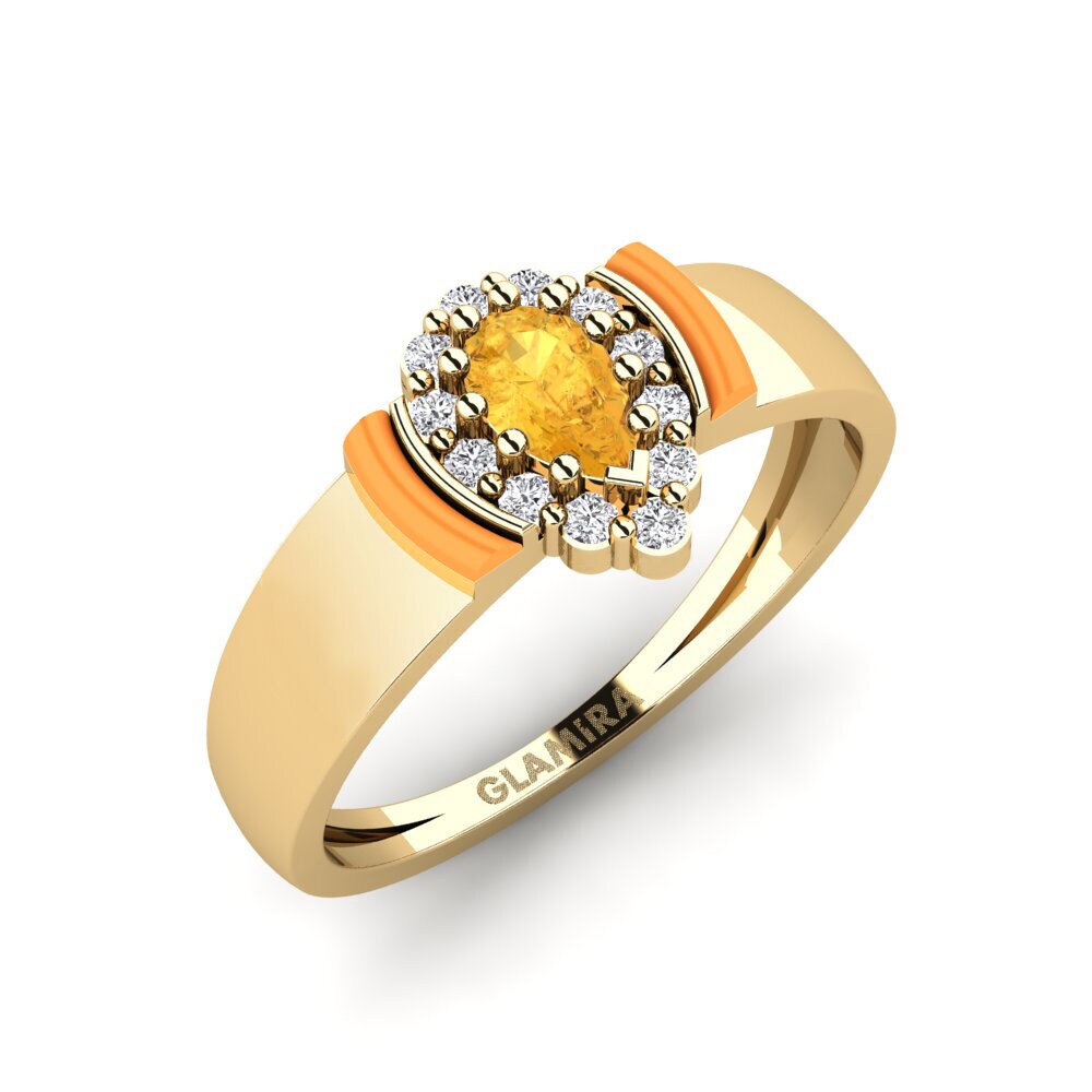 Citrine Pinky Ring Acworth