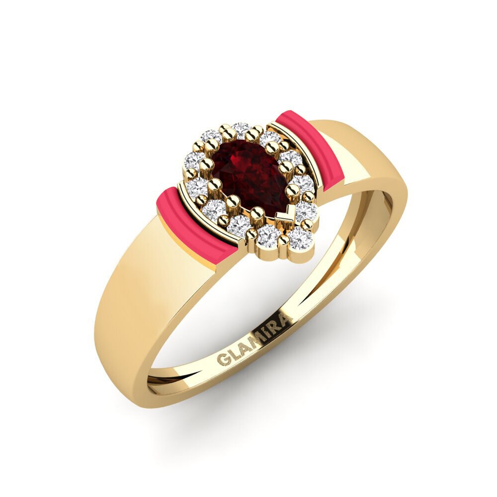 Garnet Pinky Ring Acworth