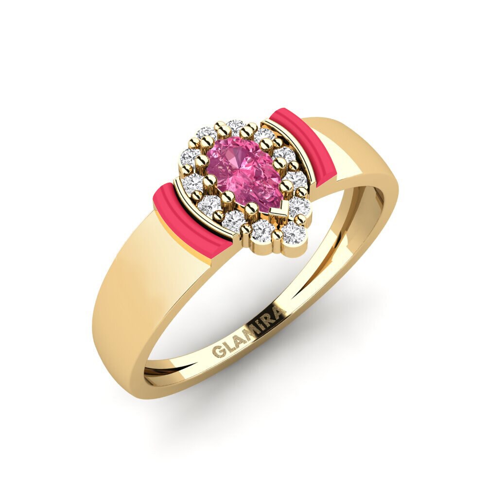 Pink Tourmaline Pinky Ring Acworth