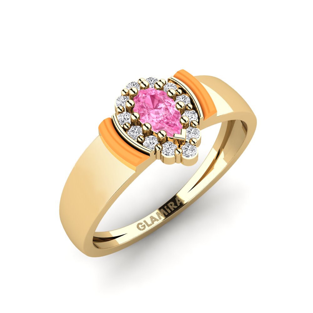 Pink Sapphire Pinky Ring Acworth