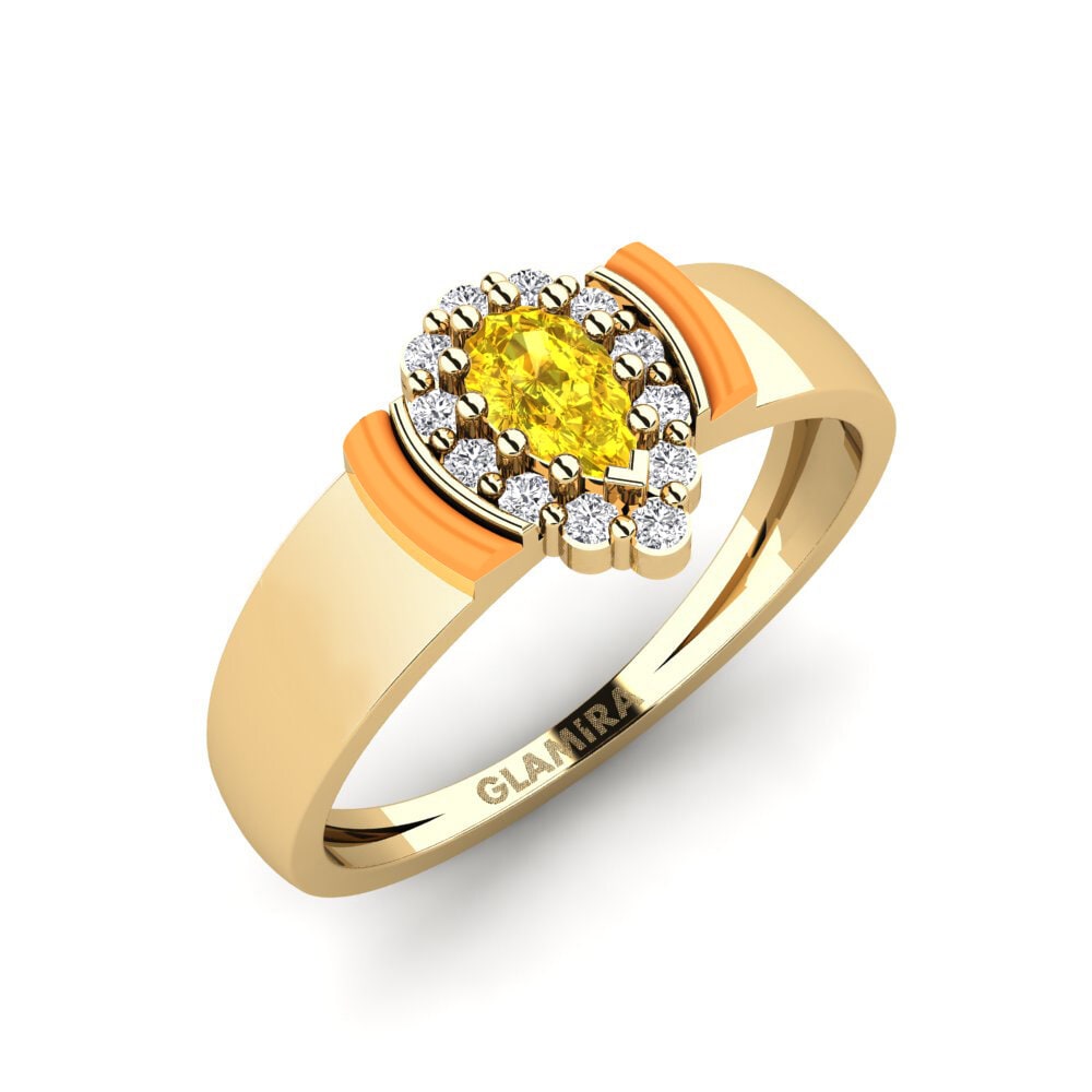 Yellow Sapphire Pinky Ring Acworth