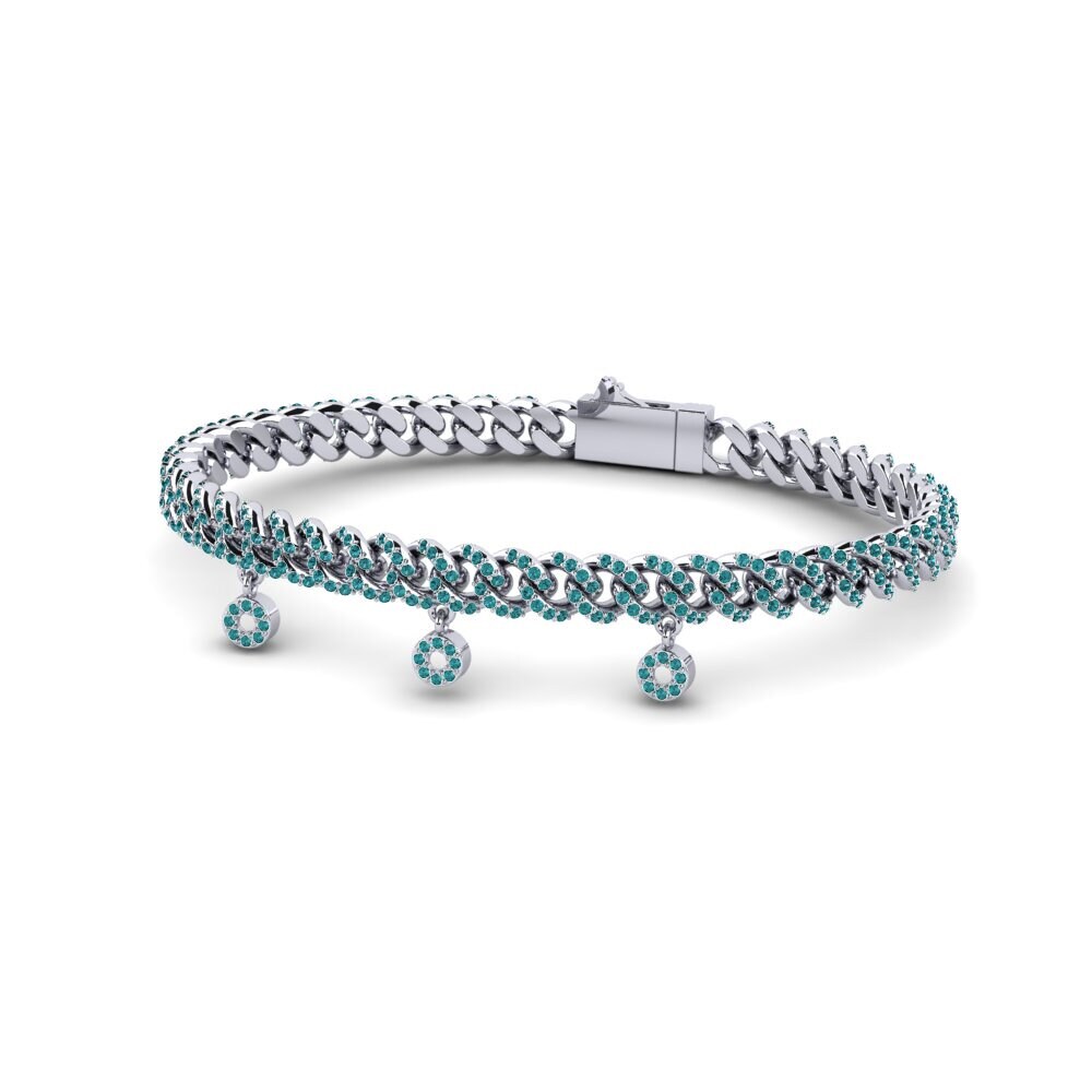 Blue Diamond Women's Bracelet Adably