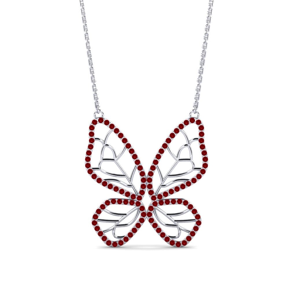 Red Zirconia Women's Necklace Adaira