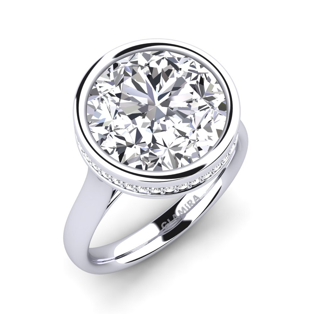 Vàng Trắng 14K Nhẫn Adaliz