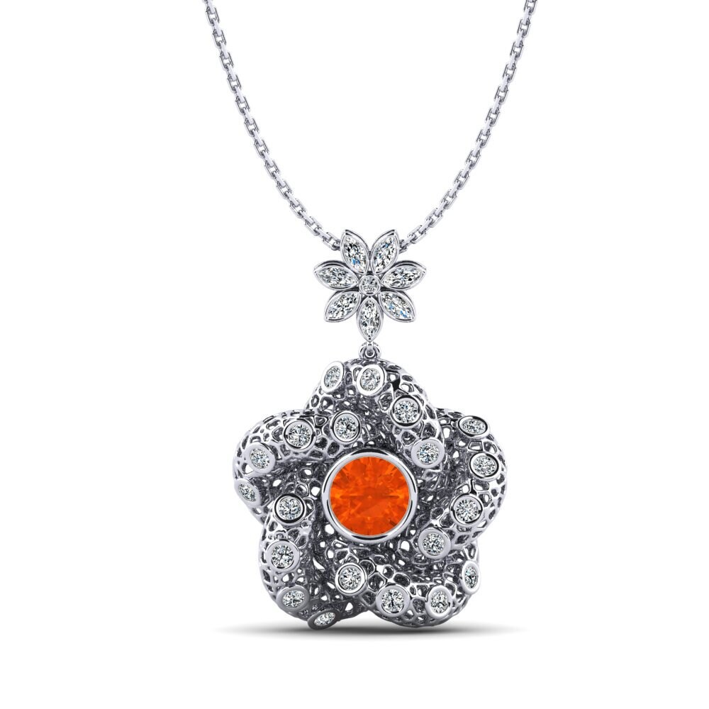 Fire Opal Women's Pendant Adane