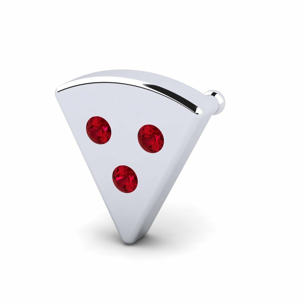 Red Zirconia Nose Pin Adberaser