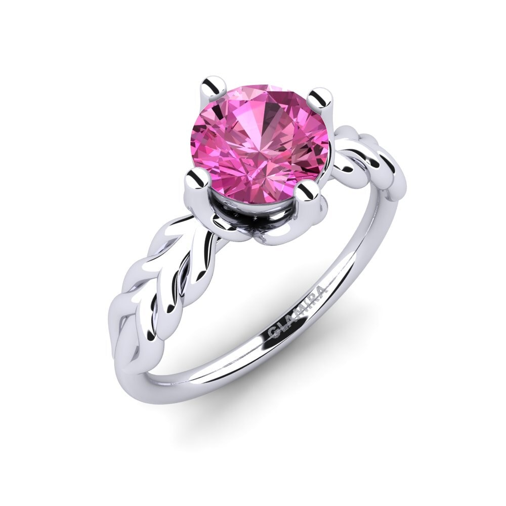 Topaze Rose Bague de fiançailles Adelka