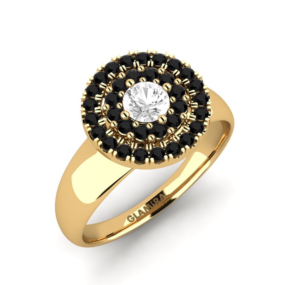 Hvid Safir Forlovelsesring Adell