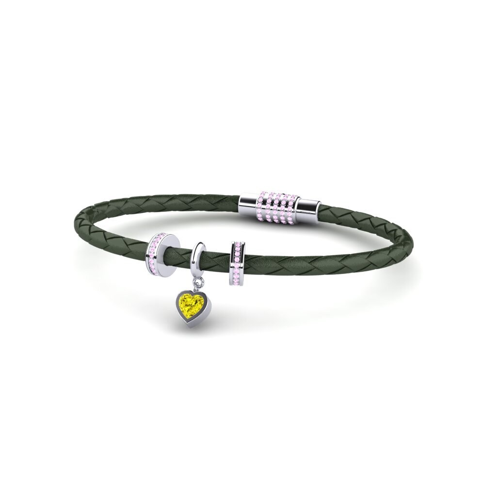 Diamante Amarillo Pulsera de Mujer Adelle