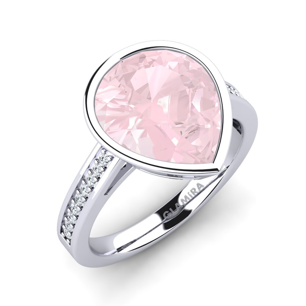 Quartz Rose Bague Adeshia