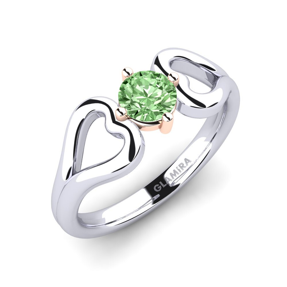 Diamant Vert Bague de fiançailles Adima 0.50 crt
