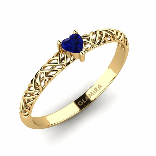 Ring Adlonn 585 Yellow Gold & Sapphire