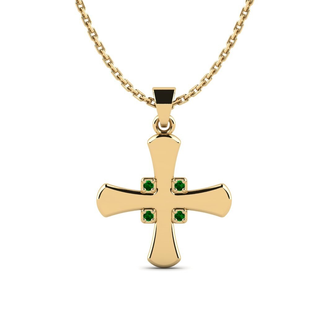 Circonita Verde Colgante de Mujer Adroral