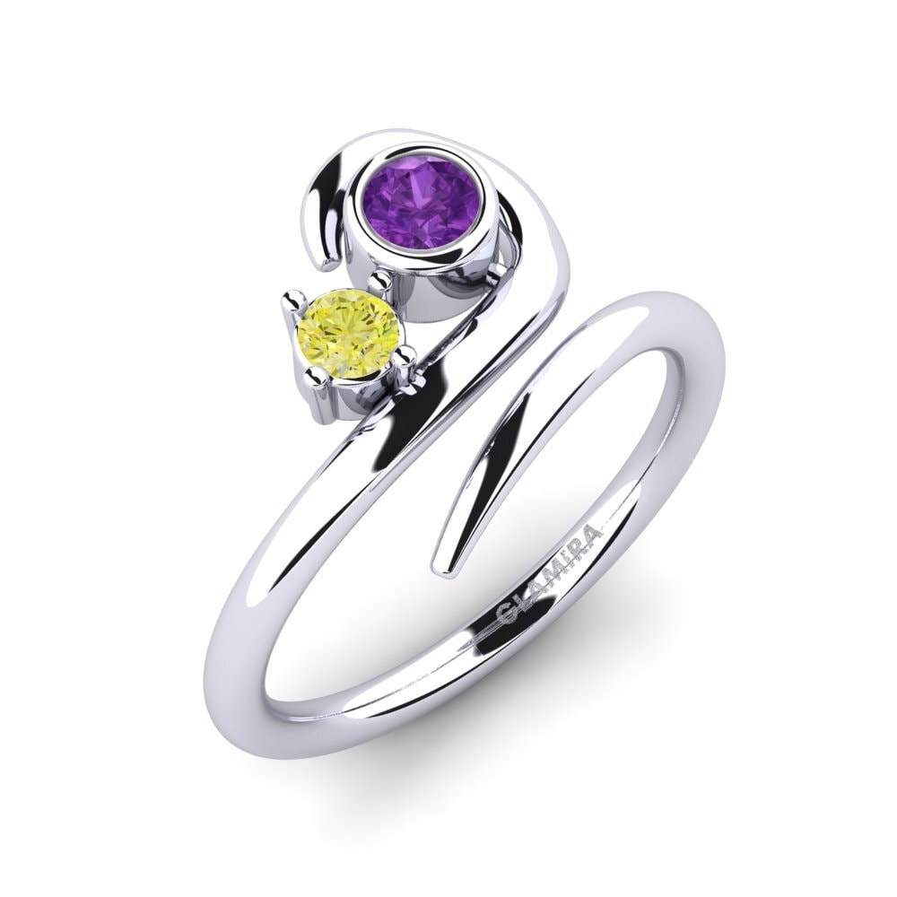 14ct White Gold Ring Adsila