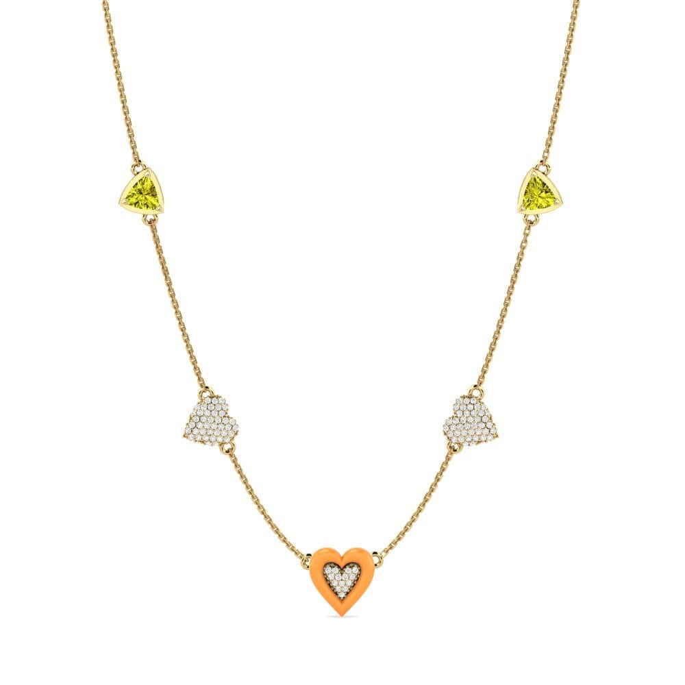 Yellow Diamond Women's Necklace Advance