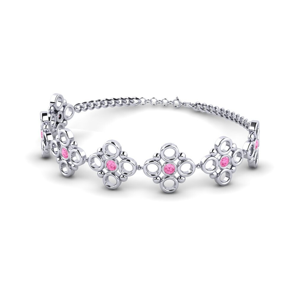 Pink Sapphire Women's Bracelet Aegtus