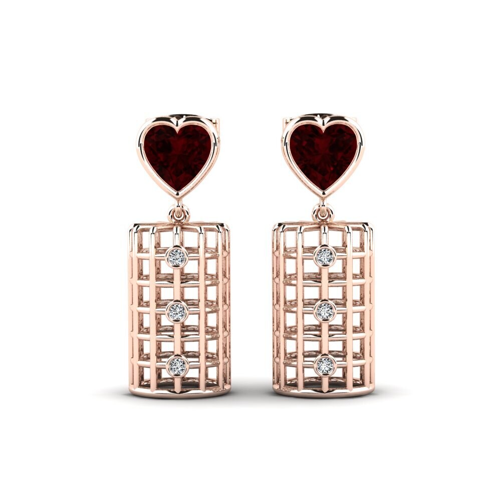 Garnet Women's Earring Aehtnuk