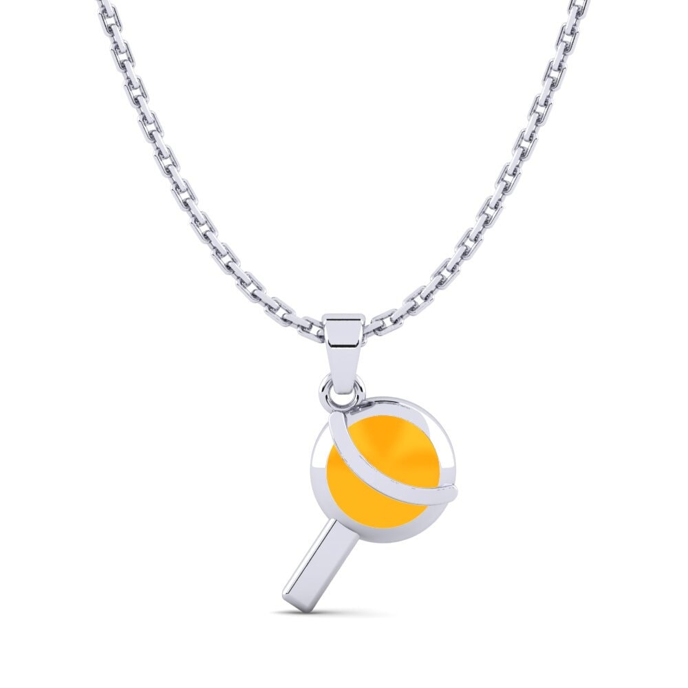 14ct White Gold Kid's Pendant Aepkchai