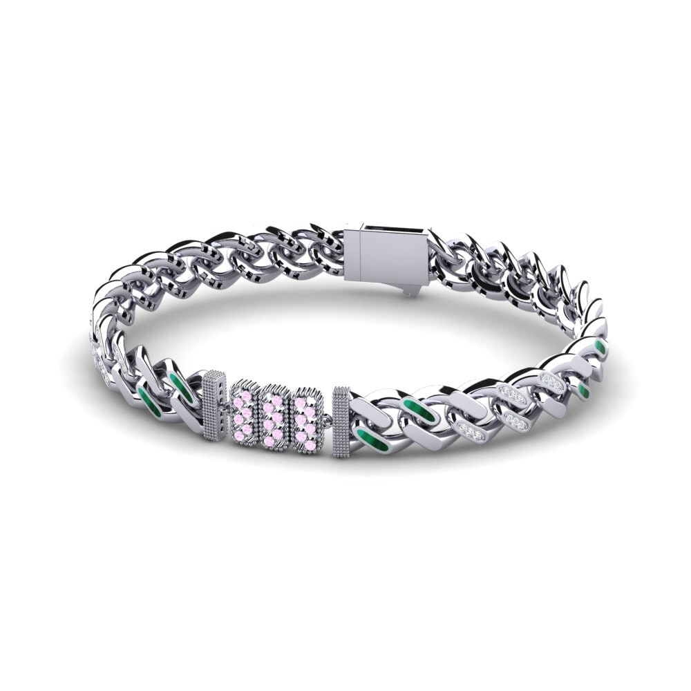 Pink Sapphire Women's Bracelet Affect
