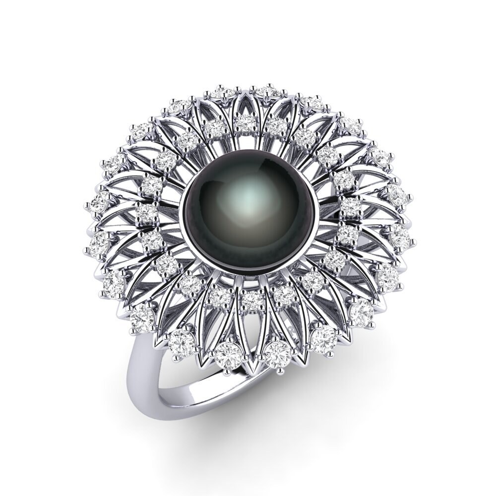 Zaffiro Bianco Anello Afferma