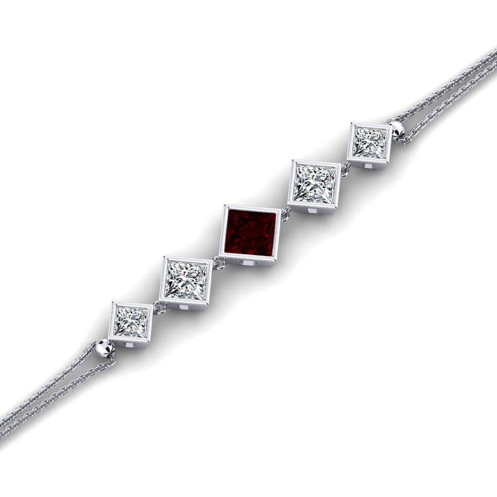 Garnet Women's Bracelet Afkinae