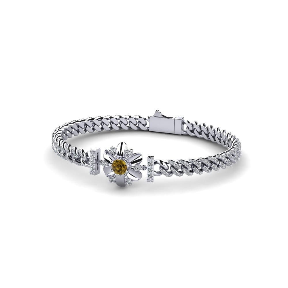 Brown Zircon Women's Bracelet Afsonpiyo