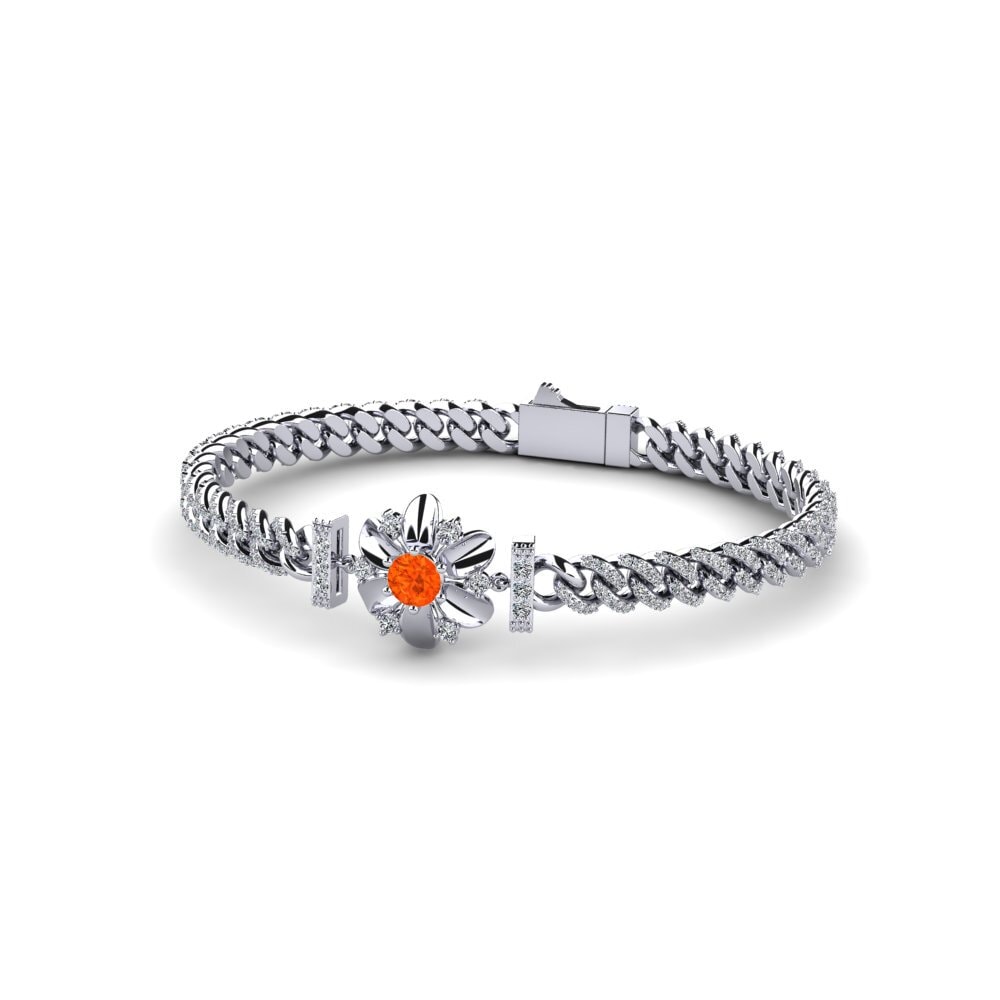 Fire Opal Women's Bracelet Afsonpiyo