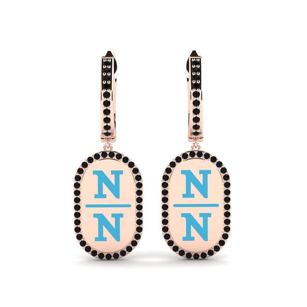 Black Sapphire Women's Earring Agamy