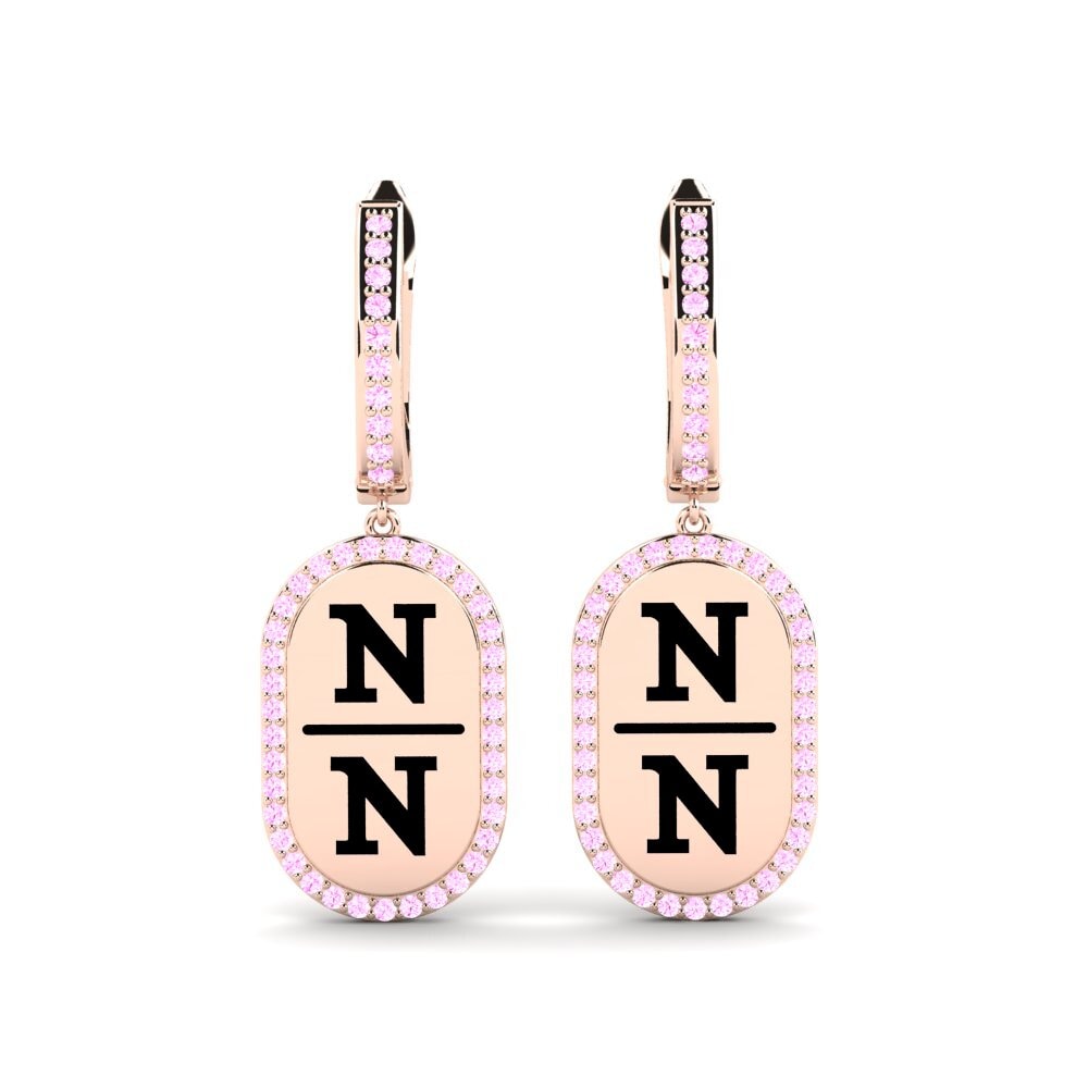 Pink Sapphire Women's Earring Agamy