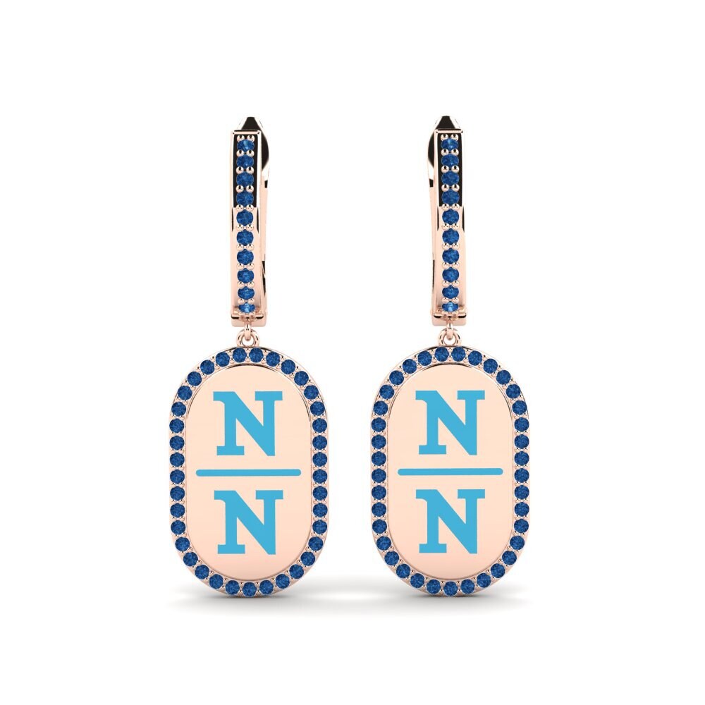 Dark Blue Zirconia Women's Earring Agamy
