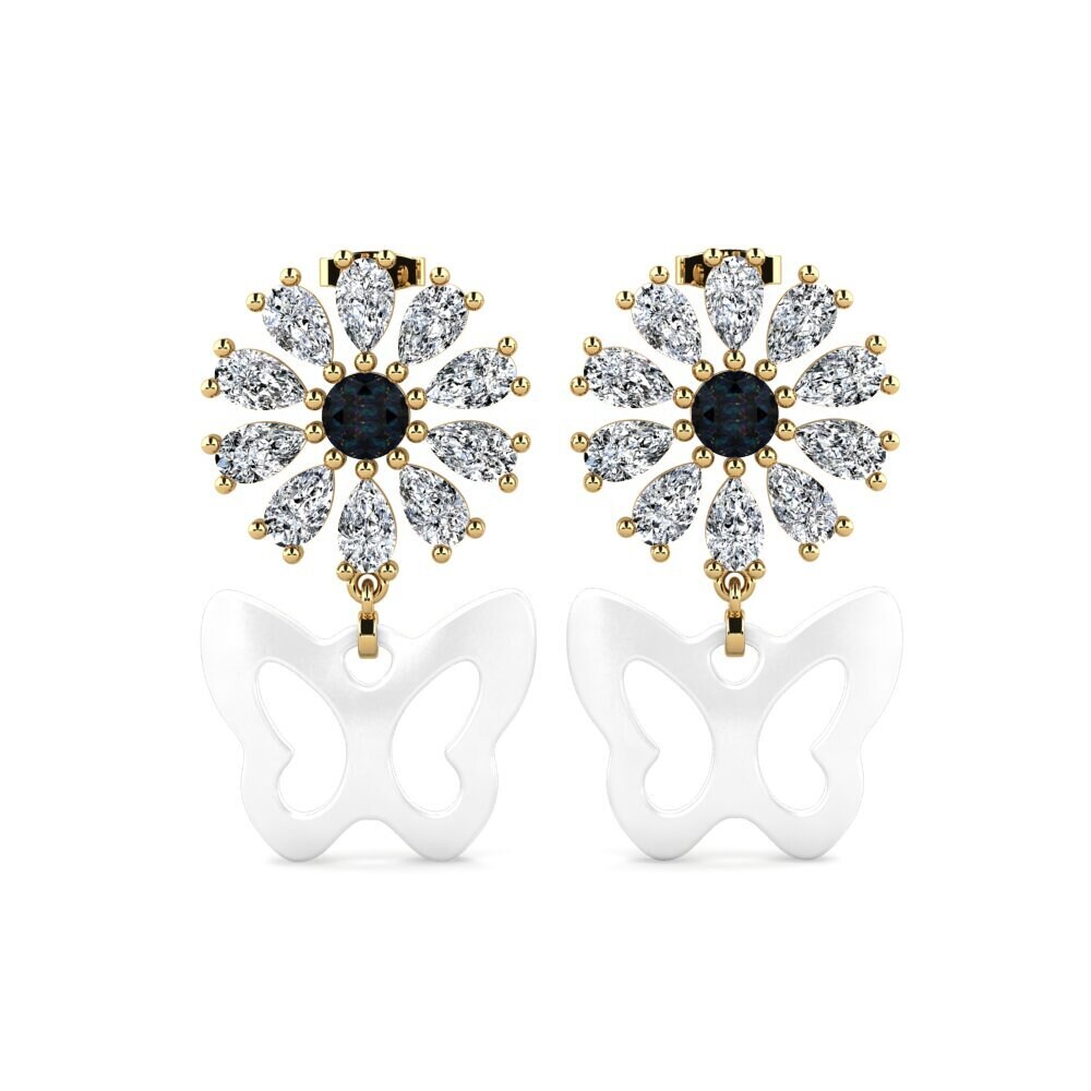 Black Opal Women's Earring Aganju
