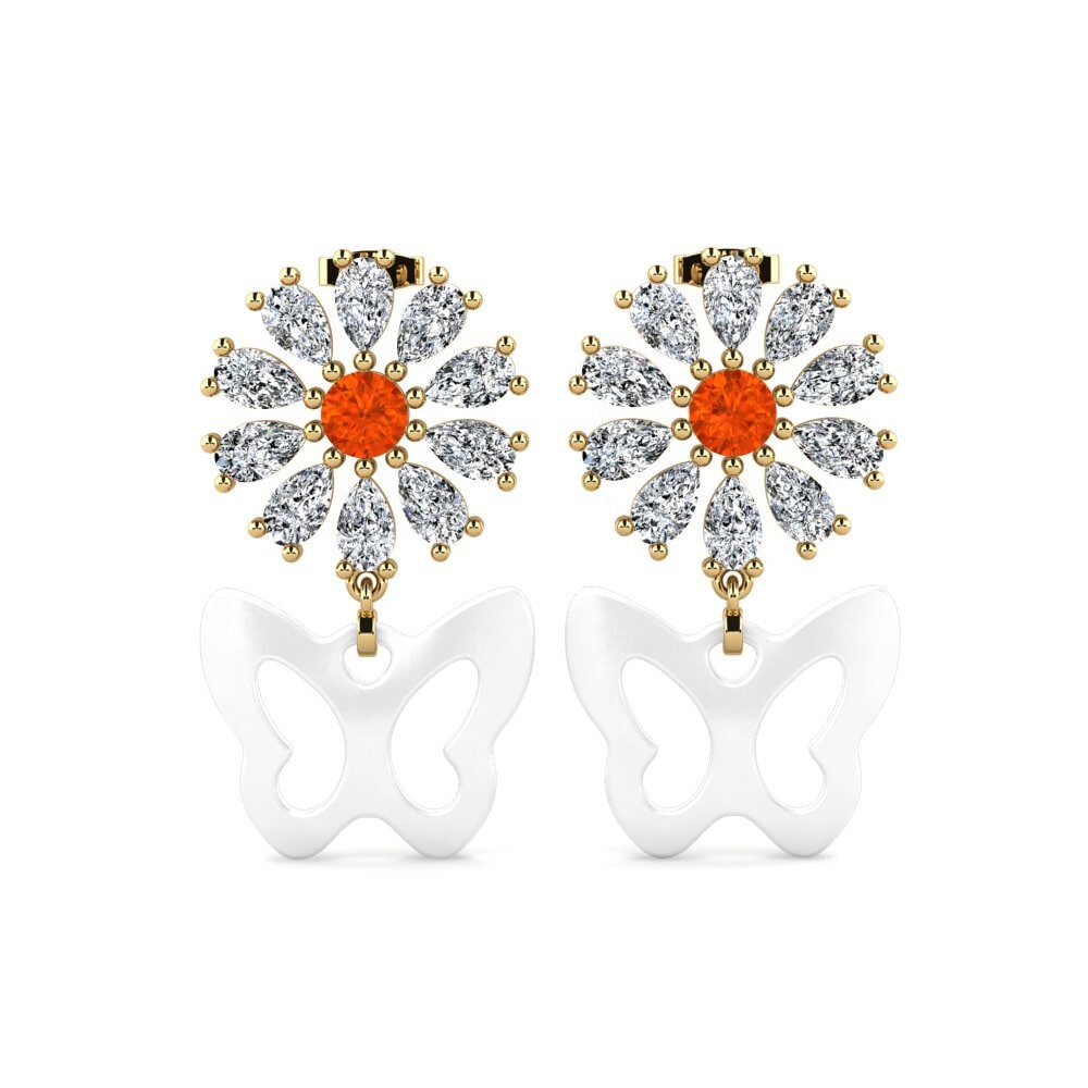 Fire Opal Women's Earring Aganju
