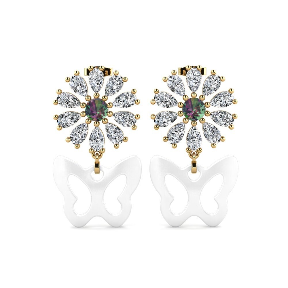 Mystic Topaz Women's Earring Aganju