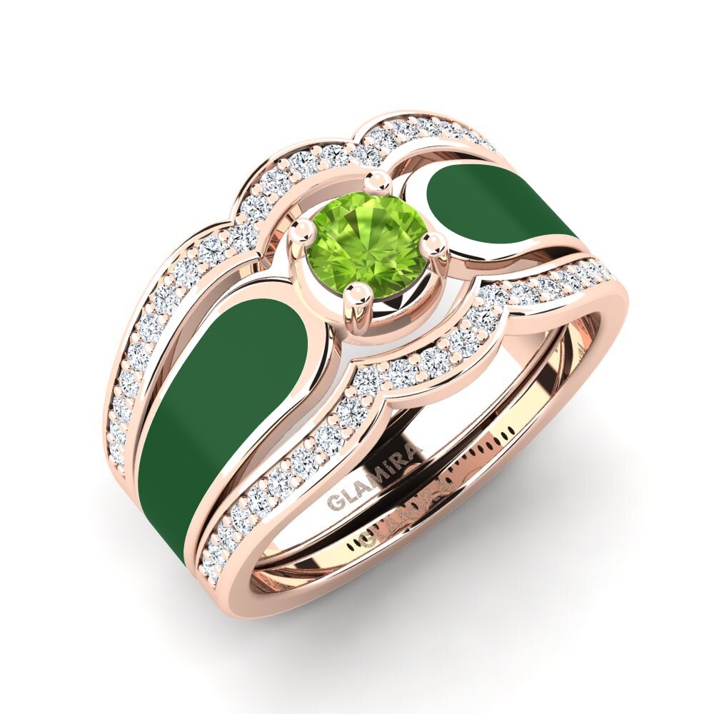 Peridot Ring Agend SET