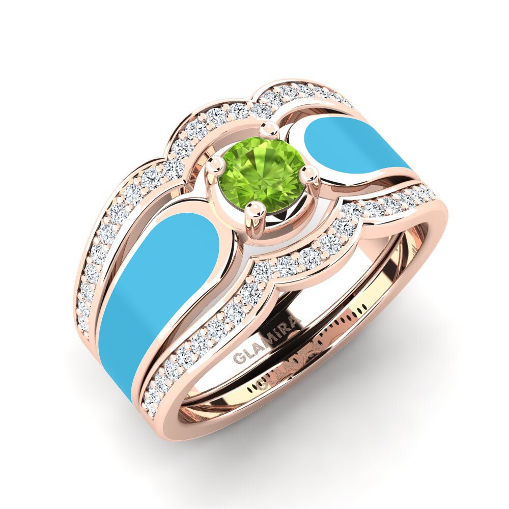 Peridot Ring Agend SET