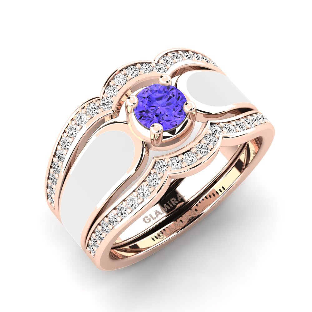 Tansanit Ring Agend SET
