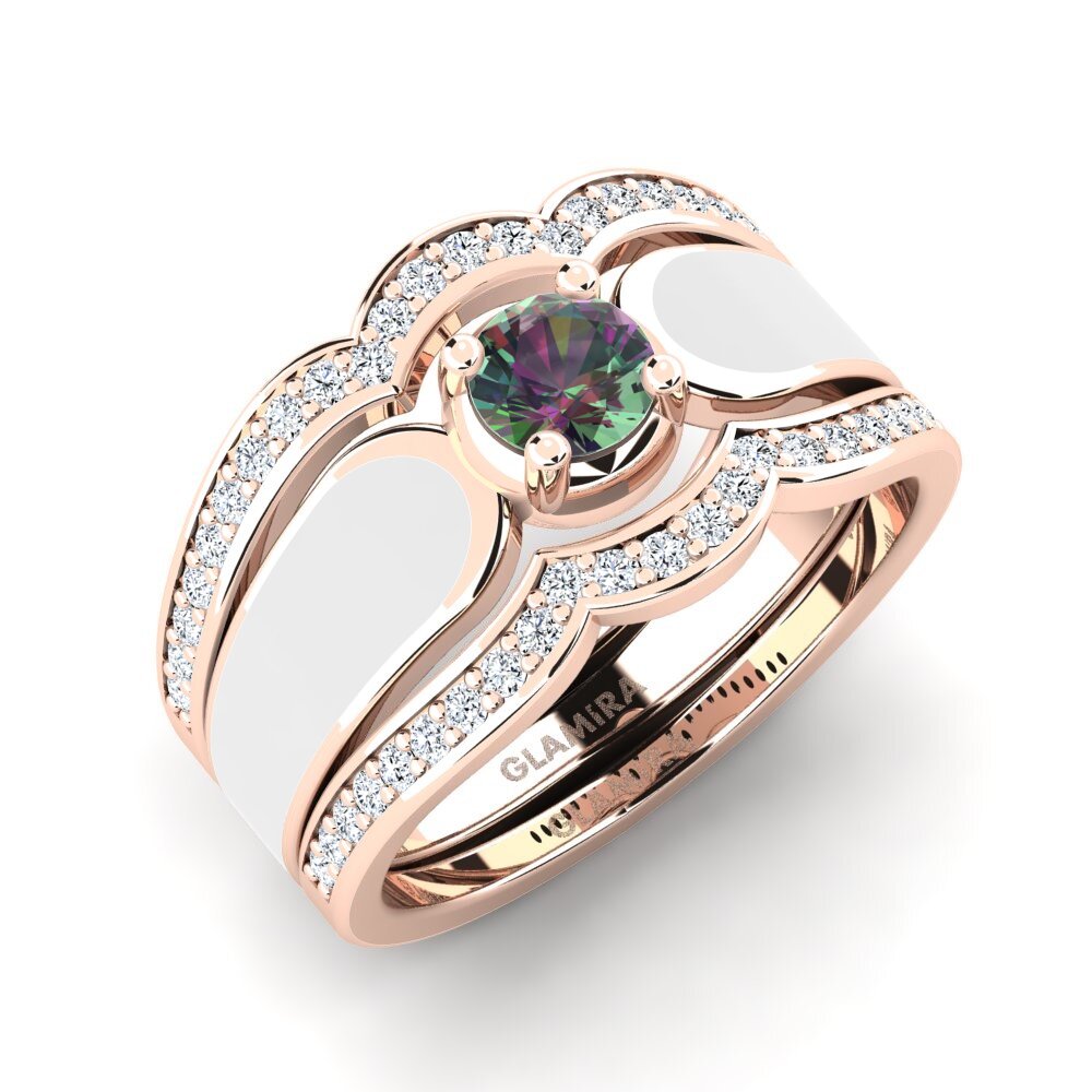 Mystic Topaz Ring Agend SET