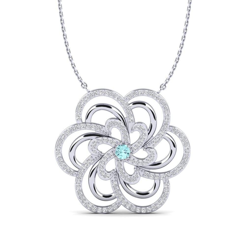 Aquamarine Women's Necklace Agil